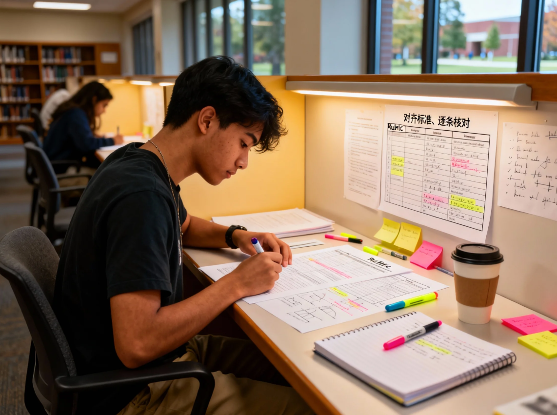 Assignment Rubric Explained：Rubric 看不懂？留学生如何对齐作业评分标准